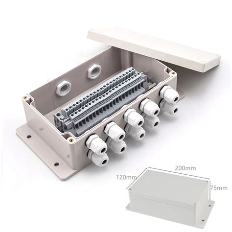 Waterproof Plastic Junction Box, Surface Mounted 